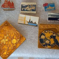Колекция съветски корабни значки , снимка 5 - Колекции - 40286579