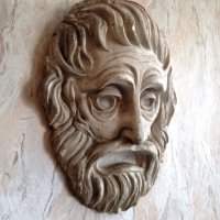 трагична гипсова скулптора гръцки стил  уникална !!!, снимка 2 - Антикварни и старинни предмети - 37875536