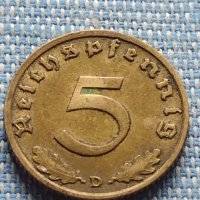 Монета 2 райхсфенинг 1938 Германия Трети Райх с СХВАСТИКА за КОЛЕКЦИЯ 31558, снимка 1 - Нумизматика и бонистика - 42822308
