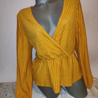 Елегантна блуза H&M  р-р Л , снимка 2 - Блузи с дълъг ръкав и пуловери - 44148439