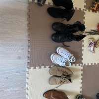 Обувки на ток, кецове конверс, велурени обувкик, снимка 1 - Дамски обувки на ток - 36917081