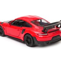 Porsche 911 GT2 RS - мащаб 1:36 на KinSmart моделът е нов в кутийка, снимка 4 - Колекции - 42687511