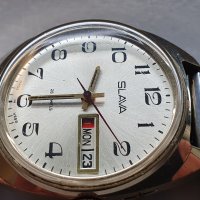 Механичен руски часовник Слава в страхотно състояние, снимка 3 - Мъжки - 42891992