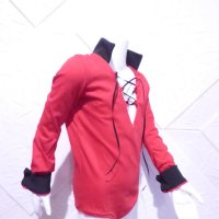 Червена риза боди за спортни танци, снимка 4 - Детски ризи - 42843046