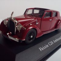 Количка макет умален модел автомобил мащаб 1/43 Voisin C28 Ambassade от 1936 г. Воазен 1:43, снимка 2 - Коли, камиони, мотори, писти - 39474066