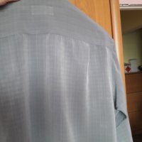 Мъжка риза с дълъг ръкав Brothers classic сива голям размер, снимка 6 - Ризи - 29494430
