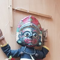Старинна кукла марионетка- Непал, снимка 4 - Колекции - 32018360