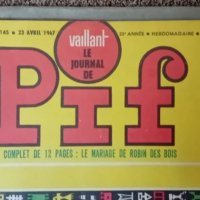 34бр списания Pif,1967г,френски,оригинал, снимка 6 - Списания и комикси - 42720950