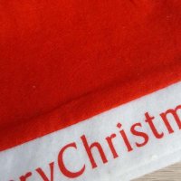 1798 Коледна шапка с надпис Merry Christmas, снимка 4 - Шапки - 30713549