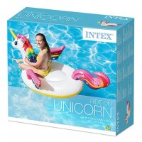 Надуваем остров Еднорог INTEX Unicorn Ride-on, снимка 5 - Водни спортове - 37623453