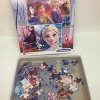 Пъзел Clementoni, Disney Frozen II, 2 в 1, 2 x 60 части 8лв, снимка 1 - Игри и пъзели - 31356819