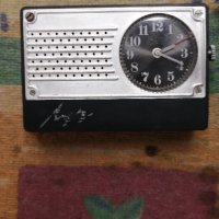 Стар руски джобен туристически часовник - будилник " ЛУЧ " , снимка 1 - Колекции - 38107006