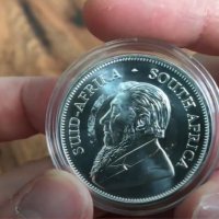 сребърна монета 1 oz кругеранд 2021 , снимка 2 - Нумизматика и бонистика - 34562852