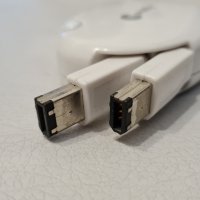1.5м. Apple Firewire кабел 6 Pin - 6 Pin, снимка 1 - Кабели и адаптери - 37054952