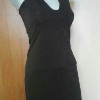 Къса черна рокля/туника👗🍀XS,S👗🍀арт.506, снимка 1 - Рокли - 29326085