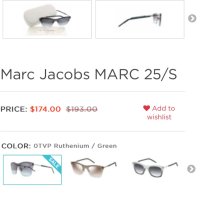 Слънчеви очила Marc Jacobs , снимка 8 - Слънчеви и диоптрични очила - 42423015
