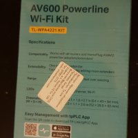 Powerline Wi-Fi kit, снимка 5 - Рутери - 44201322