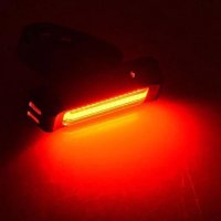 3000053920 Силни LED задни светлини за велосипед стоп червена/синя светлина, снимка 5 - Аксесоари за велосипеди - 37569720