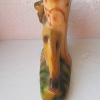 Стара ваза с лъв, керамика, снимка 6 - Статуетки - 30118602