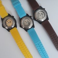 Механичен мъжки часовник ST. TROPEZ различни цветове 2 на цената на 1, снимка 3 - Мъжки - 29390156