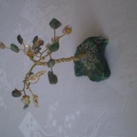 Декоративно дърво от полускъпоценни камъни Ахат, снимка 3 - Антикварни и старинни предмети - 38563703