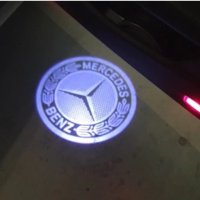 Mercedes/Мерцедес LED/ЛЕД лого проектор за врата, снимка 5 - Аксесоари и консумативи - 44142752