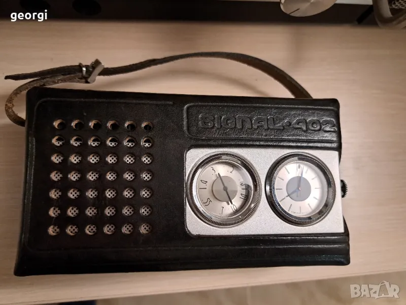старо съветско радио транзистор Signal tento 402 , снимка 1