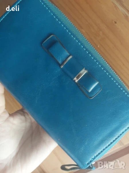 Monica Narducci Italy. Original  Голям кожен портфейл от 100% Кожа, снимка 1