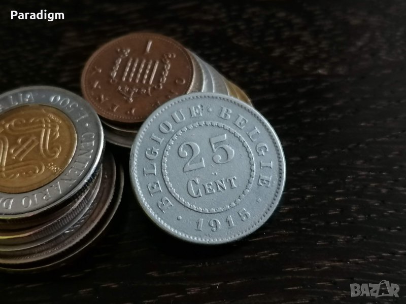 Монета - Белгия - 25 цента | 1915г., снимка 1