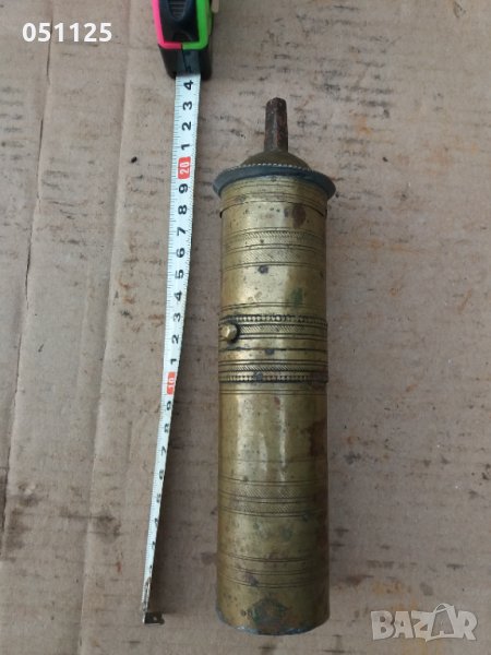 масивна брнзова кафемелачка - османска с маркировка , снимка 1