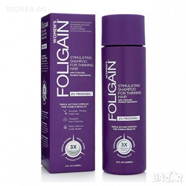 FOLIGAIN® Регенериращ шампоан за коса с 2 % Trioxidil® за жени 236 ml , снимка 1