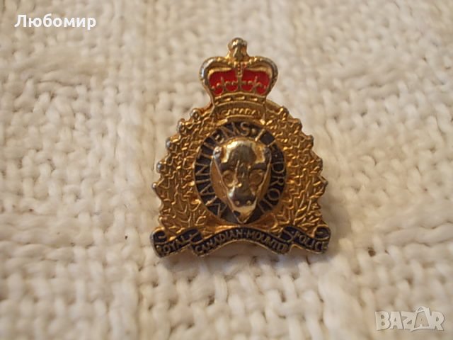 Значка Royal Canadian Mounted Police, снимка 1