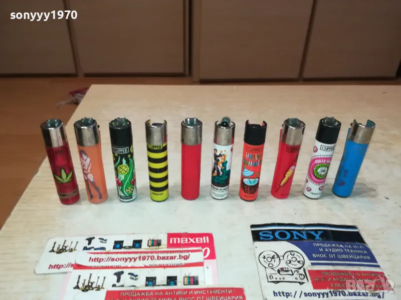 CLIPPER ЛОТ 4-КОЛЕКЦИОНЕРСКИ ЗАПАЛКИ 10БР 2312241241, снимка 1