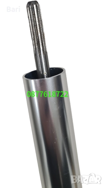 Вал(кардан) с тръба за моторна коса,храсторез,тример 26мм 150см, снимка 1