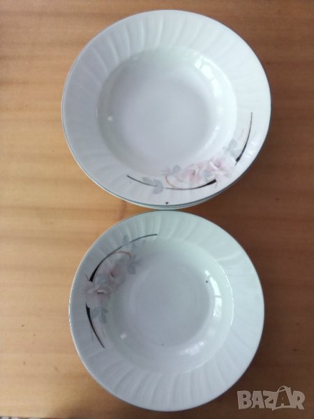Комплект  6 дълбоки чинии , Баварски порцелан, снимка 1
