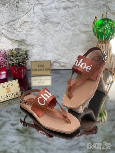 сандали от естествена кожа chloe , снимка 1