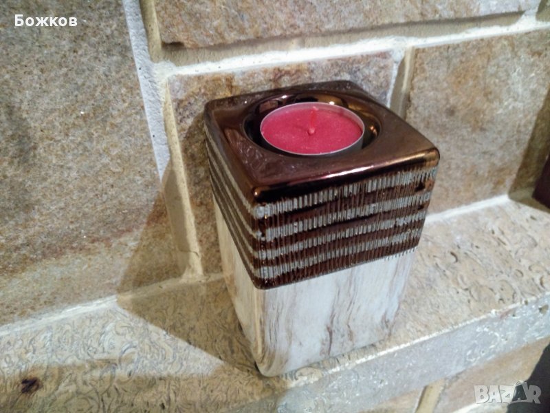 Свещник керамика, снимка 1