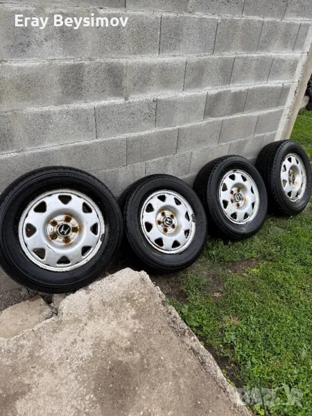 Железни джанти с гуми за Хонда црв 15 цола, снимка 1