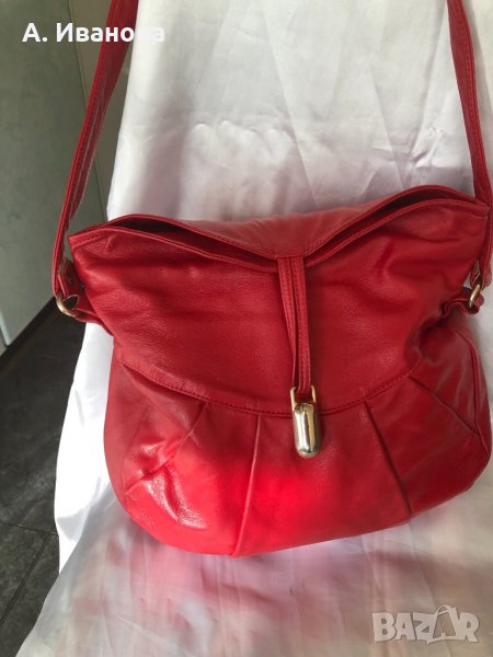 Дамска чанта естествена кожа, снимка 1