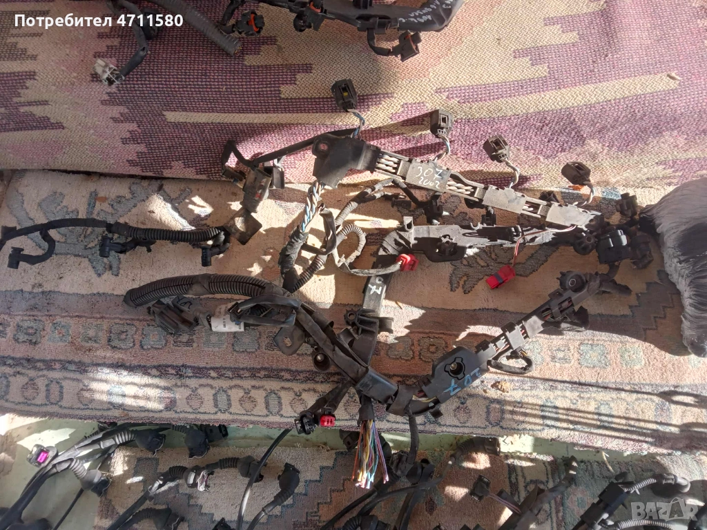 Инсталация  дюзи-подгревни свещи за Пежо 207/307, снимка 1