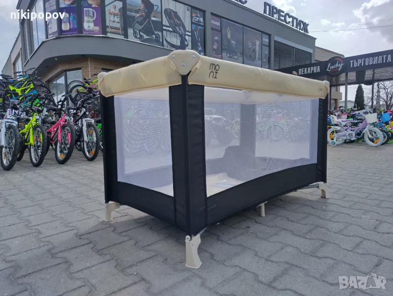 MONI Детска кошара SOLO бежов, снимка 1