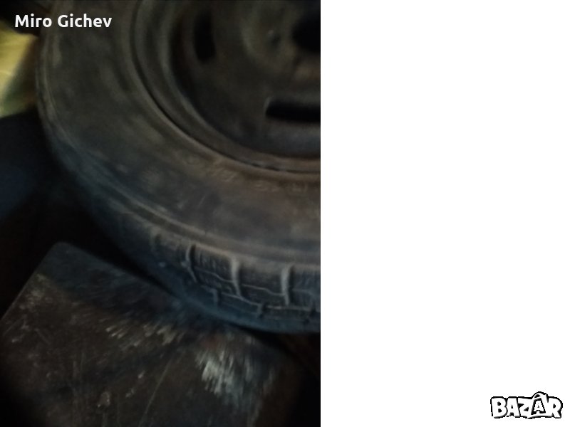 Зимни гуми на стоманени 13 цолови джанти , снимка 1