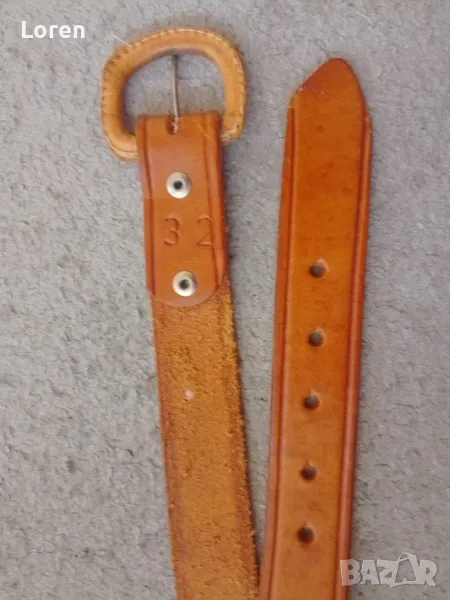 Кожен колан светло кафяв цвят, снимка 1