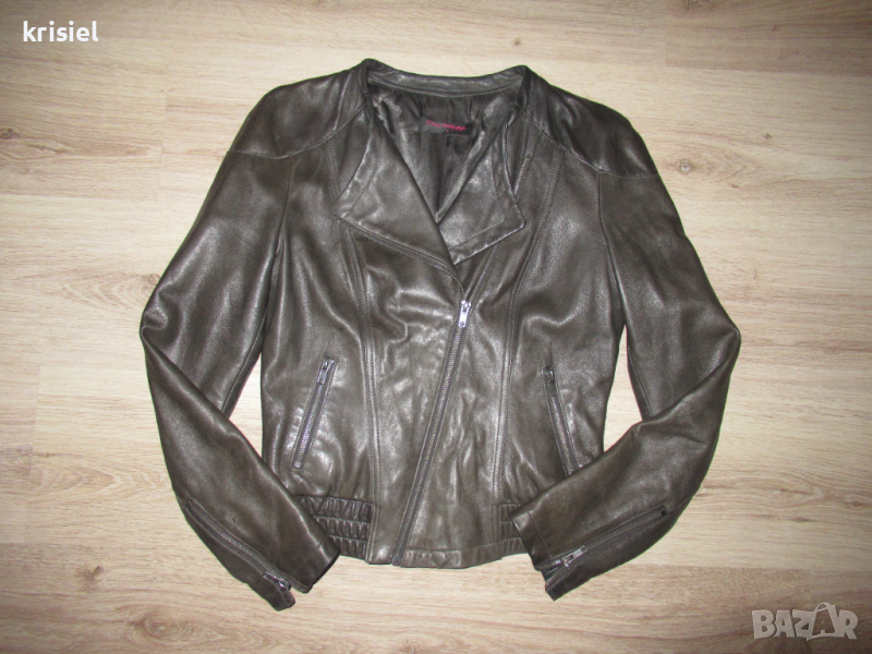 ЕСТЕСТВЕНА КОЖА--ВТАЛЕНО СТРАХОТНО ЯКЕ--S номер, снимка 1