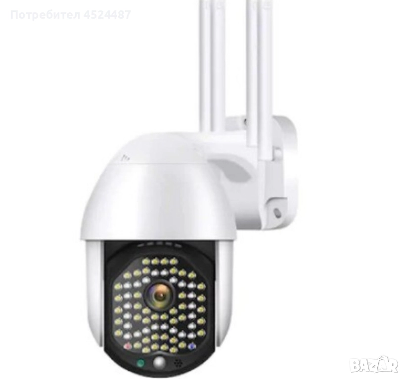 Водоустойчива IP Wi-Fi смарт камера въртяща се на 320 градуса, снимка 1