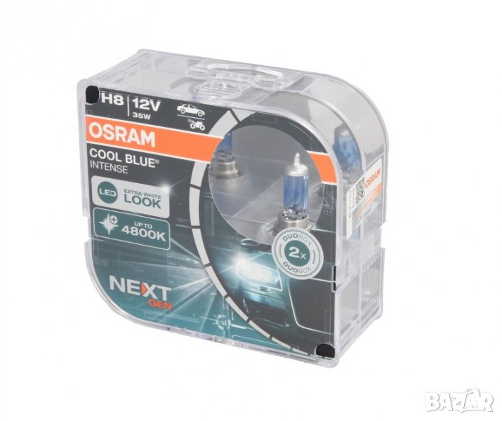 Osram H8 Cool Blue Intense NEXT GENERATION халогенни крушки 2бр., снимка 1