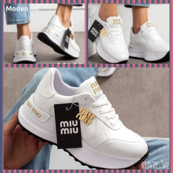 MIU MIU дамски маратонки висок клас реплика, снимка 1