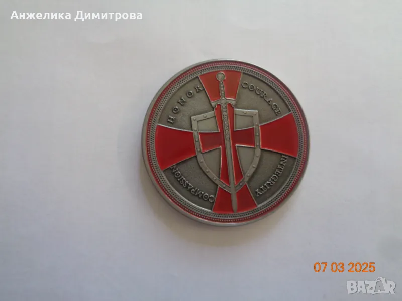 МОНЕТА от серията Рицари КРЪСТОНОСЦИ , снимка 1