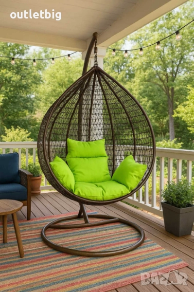 Люлка градинска висяща люлка тип гнездо,яйце–Промоция!, снимка 1