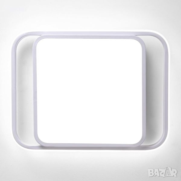 Модерна квадратна LED таванна лампа Naroume, 6500K, 38W, 5800 лумена, снимка 1